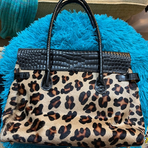 Leopard Fontanelli tote bag - Picture 4 of 5